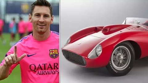 Lái xe màu hồng nữ tính, Messi khiến các fan đặt dấu hỏi
